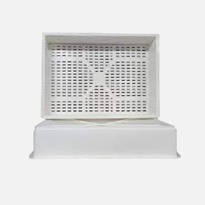 Nef Tub Grated 23L White