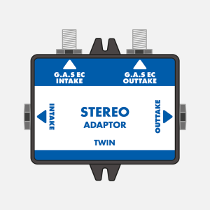 GAS to Stereo Double Adapter