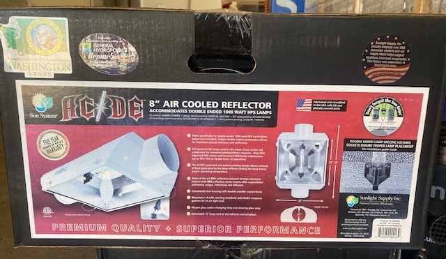 Sun System ACDC 8" DE Air-Cooled Reflector - Image 3
